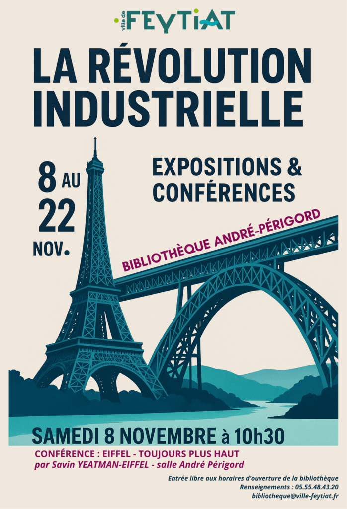 Affiche semaines histoire révolution industrielle SCANDERE