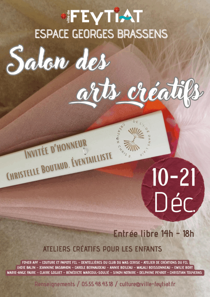 Flyers salon des arts créatifs 2025