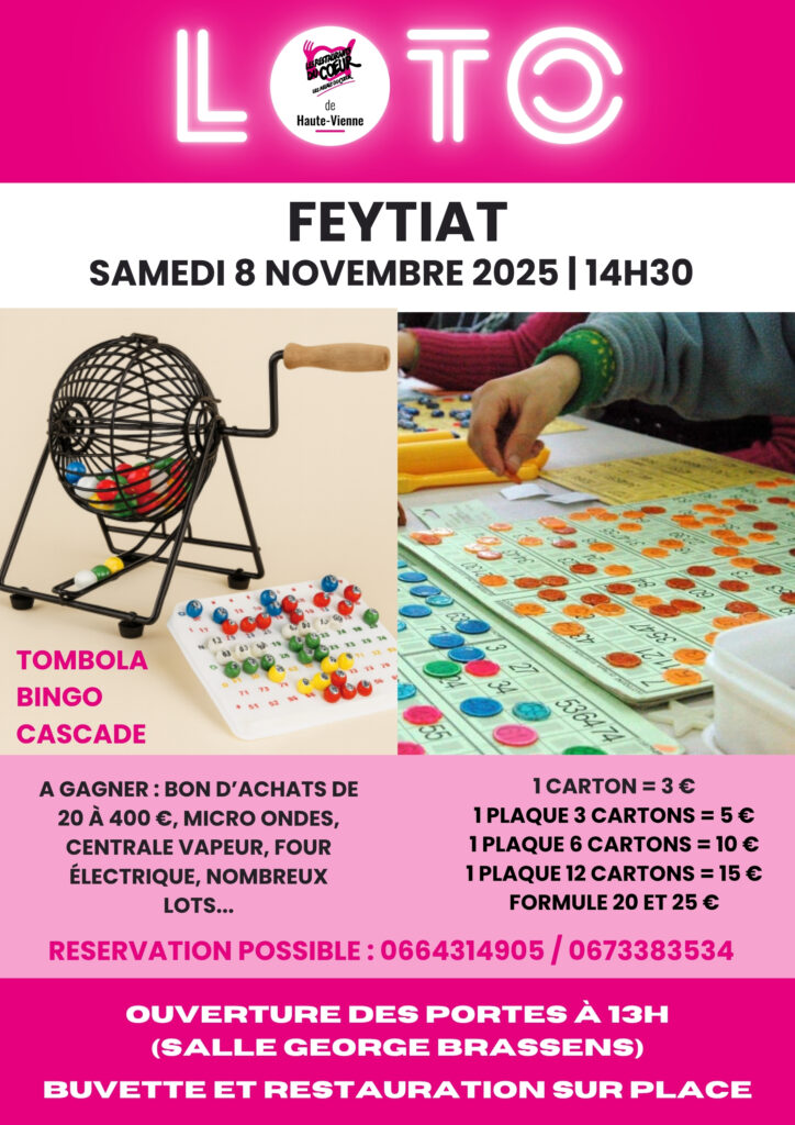 LOTTO aĢ FEYTIAT SALLE GEORGE BRASSENS