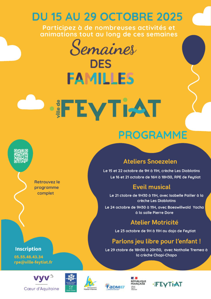 affiche semaines des familles