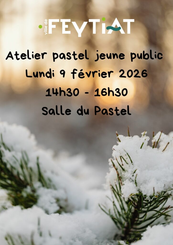 Atelier pastel jeune public  Lundi 19 février 2024