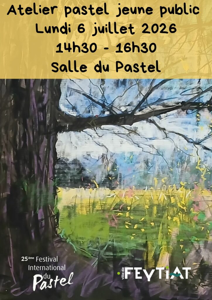 Atelier pastel jeune public Lundi 6 juillet 2026