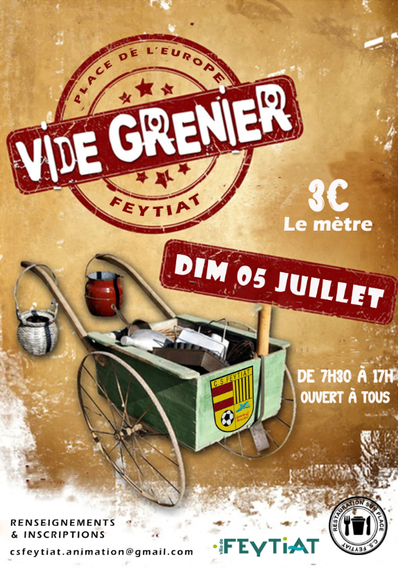 vide grenier juillet