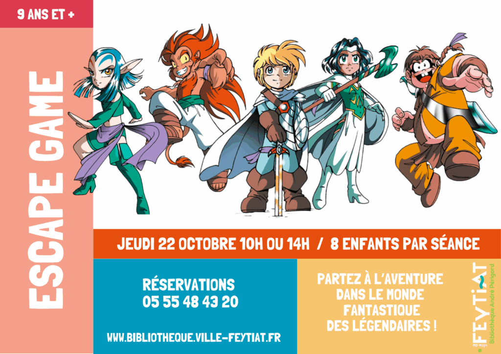 Escape game légendaires A3
