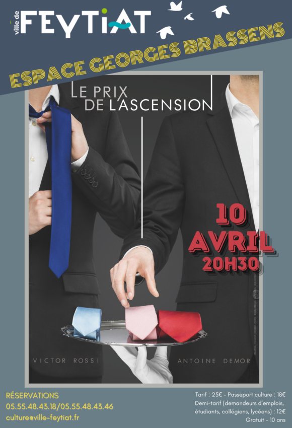 A VENIR EN AVRIL ! Spectacle "Le prix de l'ascension" -> 10 avril à 20h30